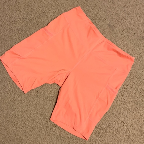 Cato Pants - 2 pair Cato Coral Bike Shorts - 1 large and 1 xl plus a 14/16w top to match